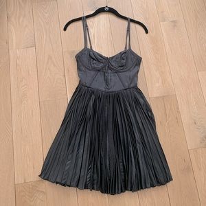 Elizabeth and James vegan leather mini dress